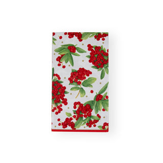 Christmas Berry Red Guest Towel