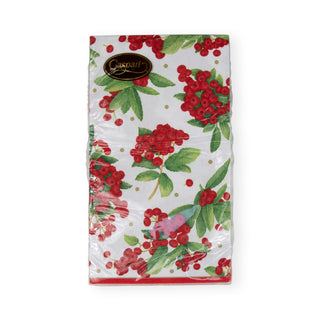 Christmas Berry Red Guest Towel