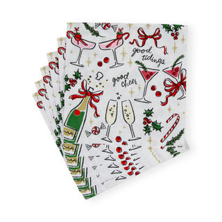 Let's Be Merry Napkin Cocktail