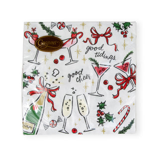 Let's Be Merry Napkin Cocktail
