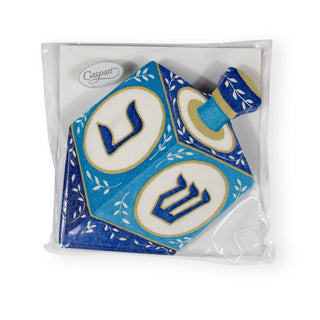 Dreidel--Die-Cut Napkin Airlaid Luncheon D-Cut 15 In