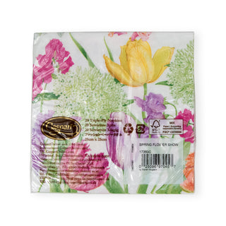 Spring Flower Show Napkin Cocktail