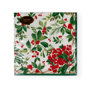 Holly Chintz White Napkin Dinner