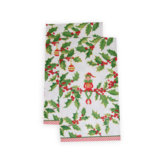 Jingle Elves Guest Towel