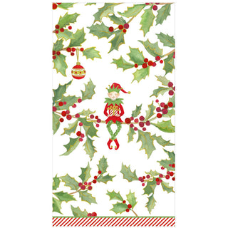Jingle Elves Guest Towel