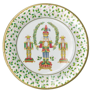 Nutcracker Christmas Dinner Plates - 8 Per Package