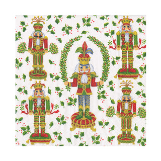 Nutcracker Christmas Luncheon Napkins - 20 Per Package