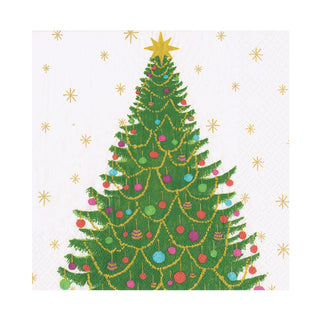 Merry And Bright Luncheon Napkins - 20 Per Package
