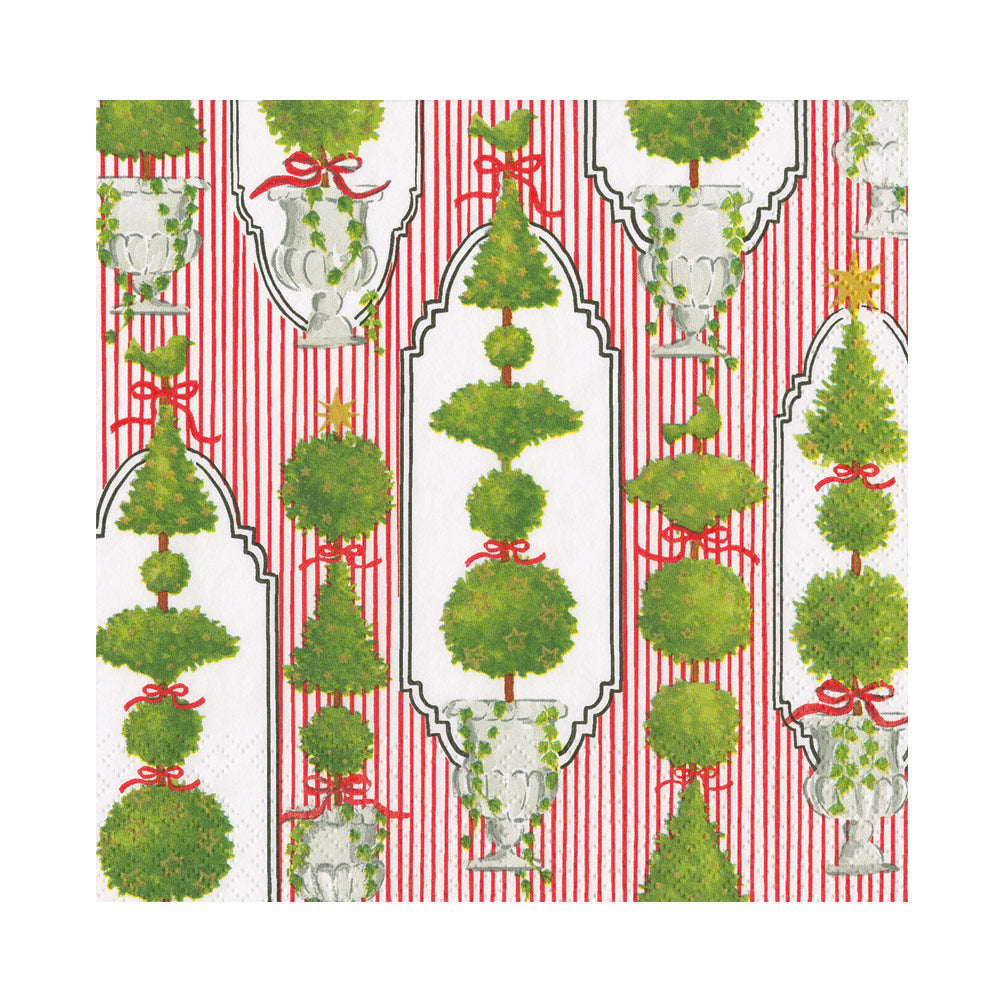 Eloise Red Luncheon Napkins - 20 Per Package