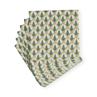 Deco Christmas Gold Napkin Cocktail