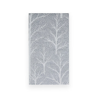 Winter Trees Silver/White Guest Towel
