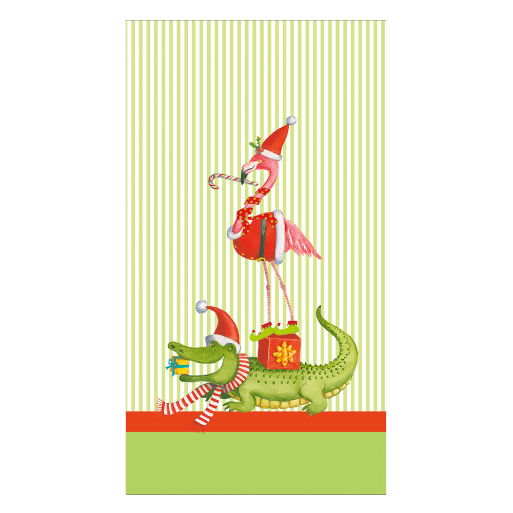 Zooey Christmas Guest Towel Napkins - 15 Per Package
