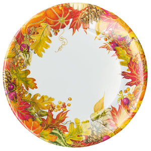 Halsted Floral Paper Dinner Plates - 8 Per Package – Caspari