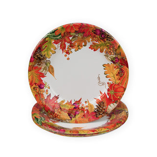 Harvest Garland White Salad/Dessert Plates
