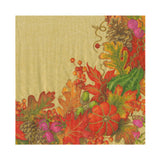 Harvest Garland Gold Luncheon Napkins - 20 Per Package