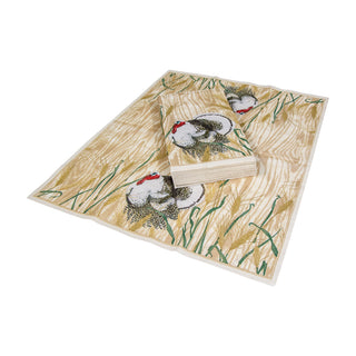 Homestead Turkey Taupe Guest Towel