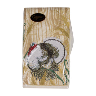 Homestead Turkey Taupe Guest Towel