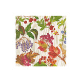 Berry Botanical Taupe Cocktail Napkins - 20 Per Package