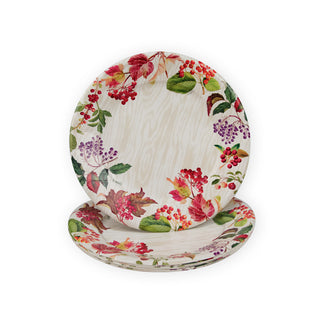 Berry Botanical Taupe Dinner Plates
