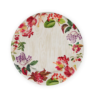 Berry Botanical Taupe Dinner Plates
