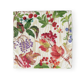 Berry Botanical Taupe Napkin Luncheon