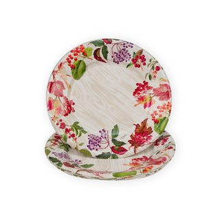 Berry Botanical Taupe Salad/Dessert Plates