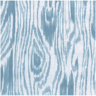 Woodgrain Stone Blue Napkin Dinner