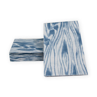 Woodgrain Stone Blue Guest Towel