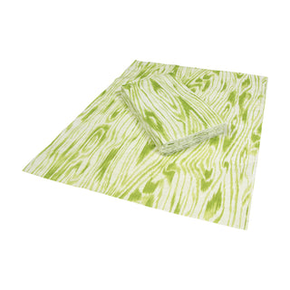 Woodgrain Moss Green Guest Towel