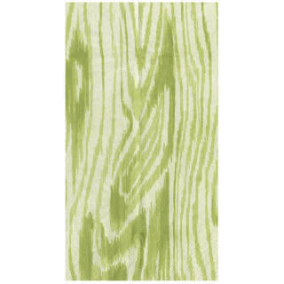 Woodgrain Moss Green Guest Towel
