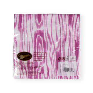 Woodgrain Fuchsia Napkin Luncheon
