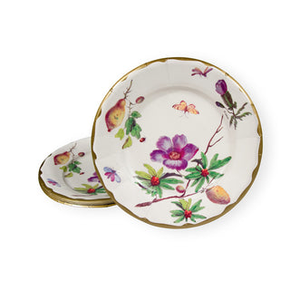 Porcelain Blooms Ivory Salad/Dessert Plates
