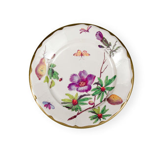 Porcelain Blooms Ivory Salad/Dessert Plates