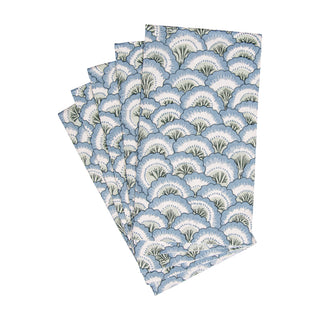 Pontchartrain Scallop Blue Guest Towel