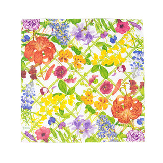 Floral Trellis Napkin Cocktail