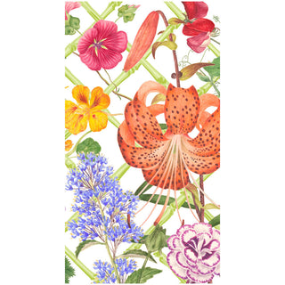 Floral Trellis Guest Towel Napkins - 15 Per Package