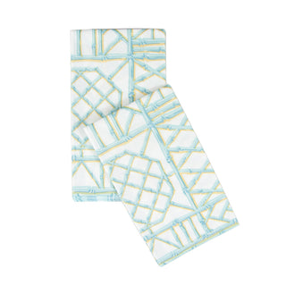 Bamboo Screen Robin's Egg-Ppr Linen Guest Towels Airlaid - 12 In