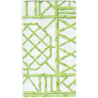Bamboo Screen Moss Green-Ppr Linen Guest Towels Airlaid - 12 In