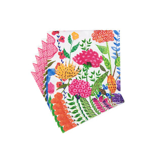 Cottage Floral  Napkin Box Cocktail - 40 per box