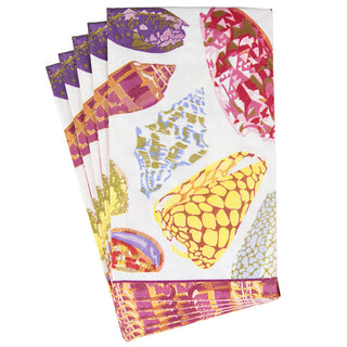Coquillage Purple Guest Towel