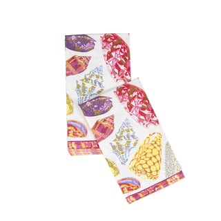 Coquillage Purple Guest Towel