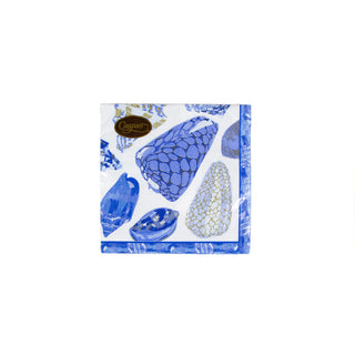 Coquillage Blue  Napkin Box Cocktail - 40 per box