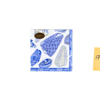 Coquillage Blue Napkin Cocktail