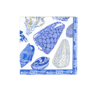 Coquillage Blue Napkin Cocktail