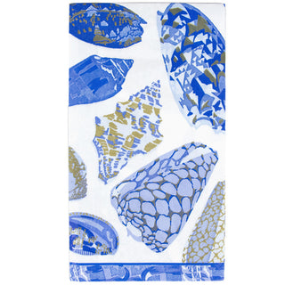 Coquillage Blue Guest Towel