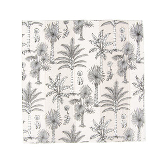 Southern Palms Flax/White Napkin Cocktail