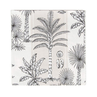 Southern Palms Flax/White Napkin Luncheon