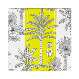 Southern Palms Green/White Napkin Luncheon