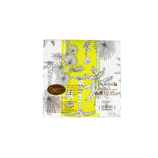 Southern Palms Green/White Napkin Luncheon