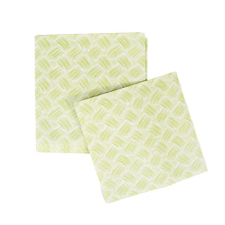 Basketry Moss Green-Paper Linen Napkin Airlaid Dinner-12 In